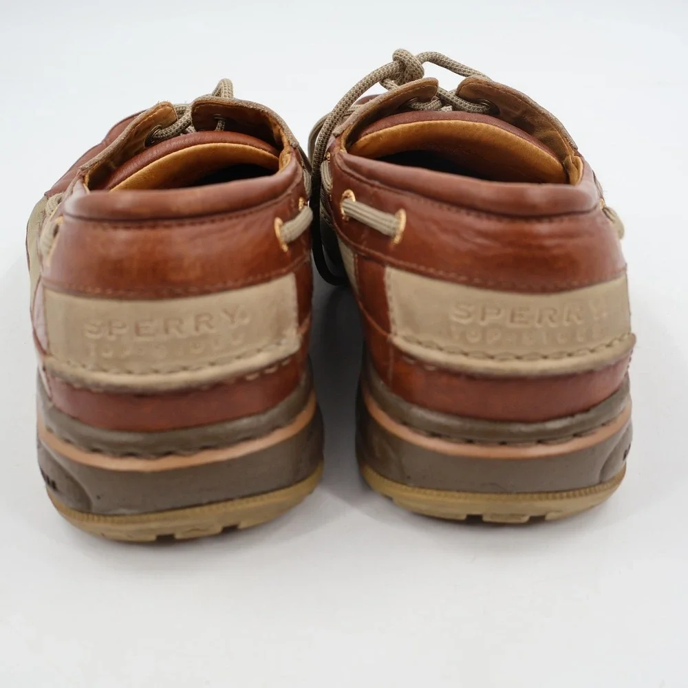 Sperry Gold Cup Boat Shoes Mens 11M Brown Deerskin Lined Leather 0638726